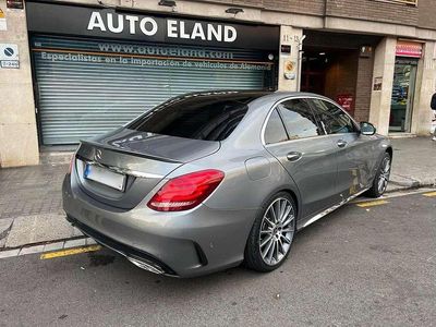 Usado Mercedes C220 AMG 170 CV (125 kW) 2015 Gris Berlina