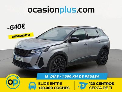 Usado Peugeot 3008 GT 130 CV (95 kW) 2023 Gris SUV