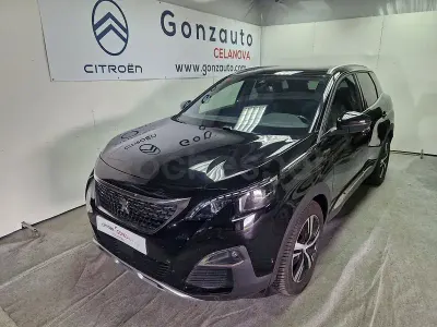 Usado Peugeot 3008 GT-line 130 CV (95 kW) 2020 Negro SUV
