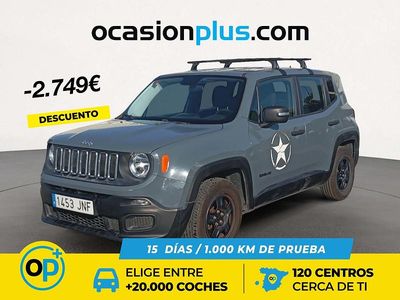 Usado Jeep Renegade Sport 120 CV (88 kW) 2016 Gris SUV