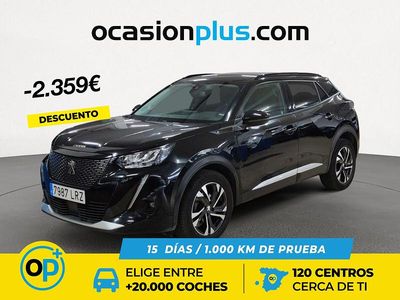 Usado Peugeot 2008 Allure 130 CV (95 kW) 2021 Negro SUV