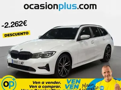 Usado BMW 318 150 CV (110 kW) 2021 Blanco Familiar