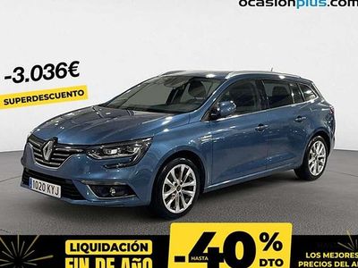 Azul Usado 2019 Renault Mégane GrandTour Zen Familiar | 12.864 € (Precio justo)
