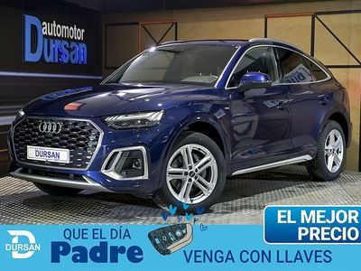 Usado Audi Q5 S-Line 204 CV (150 kW) 2022 Azul SUV