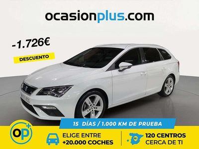 Usado Seat Leon FR 150 CV (110 kW) 2018 Blanco Familiar