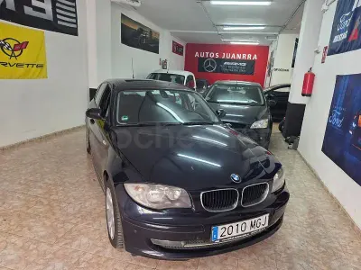 Begagnad BMW 116 122 HK (89 kW) 2008 Blå Halvkombi