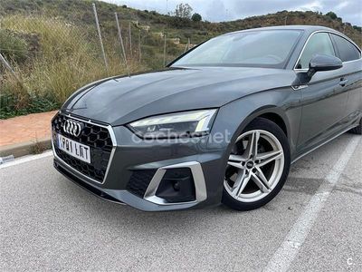 Usado Audi A5 Sportback S-Line 163 CV (119 kW) 2021 Gris / plata Utilitario