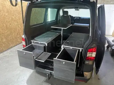 Usado VW T5 Pro 140 CV (102 kW) 2014 Negro Van