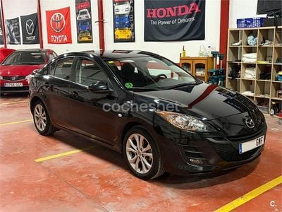 Usado Mazda 3 Style 105 CV (77 kW) 2010 Negro Berlina