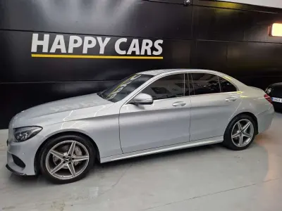 Usado Mercedes C220 170 CV (125 kW) 2015 Gris / plata Berlina