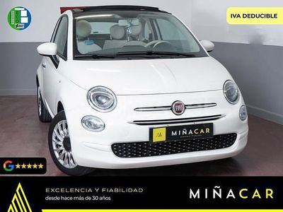 Blanco Usado 2021 Fiat 500C Lounge Descapotable | 11.250 € (Precio justo)