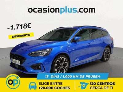 Usado Ford Focus ST-Line 125 CV (91 kW) 2020 Azul Familiar