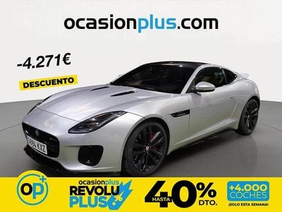 Usado Jaguar F-Type R-Dynamic 300 CV (220 kW) 2019 Gris Coupe