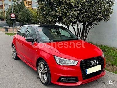 Usado Audi A1 Sportback Attraction 95 CV (69 kW) 2017 Rojo Utilitario