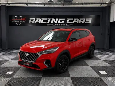 Usado Hyundai Tucson N Line 136 CV (100 kW) 2019 Rojo SUV