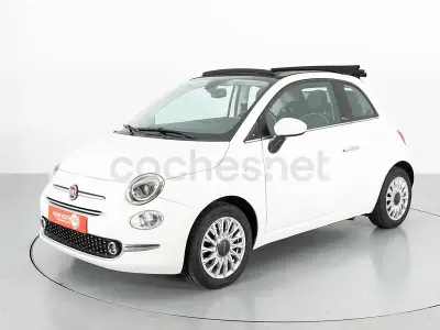 Usado Fiat 500C Lounge 85 CV (62 kW) 2016 Blanco Descapotable