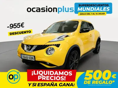 Usado Nissan Juke 115 CV (84 kW) 2017 Amarillo SUV