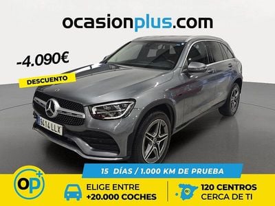 Gris Usado 2020 Mercedes GLC300e SUV | 33.990 € (Precio justo)