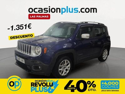 Usado Jeep Renegade Limited 140 CV (102 kW) 2016 Azul SUV