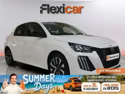 Usado Peugeot 208 Active 100 CV (73 kW) 2024 Blanco Utilitario