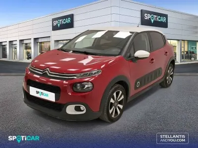 Usado Citroën C3 PureTech 110 CV (80 kW) 2019 Rojo Utilitario