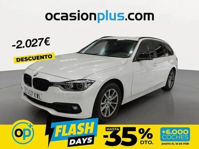 Usado BMW 318 150 CV (110 kW) 2019 Blanco Familiar