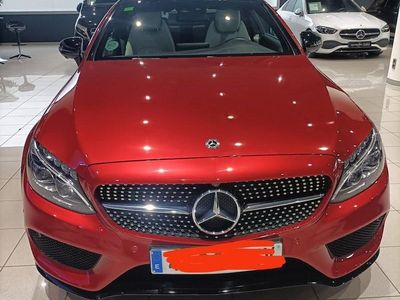 Usado Mercedes C220 170 CV (125 kW) 2017 Granate Coupe