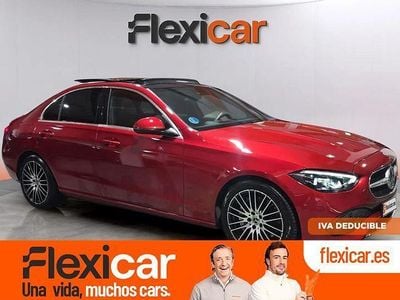 Usado Mercedes C220 200 CV (147 kW) 2021 Rojo Berlina