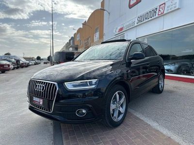 Usado Audi Q3 150 CV (110 kW) 2015 Negro SUV