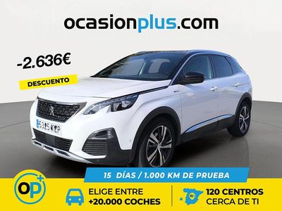 Usado Peugeot 3008 GT-line 180 CV (132 kW) 2019 Blanco SUV
