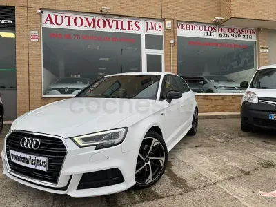 Usado Audi A3 S-Line 150 CV (110 kW) 2020 Blanco Berlina