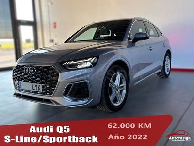 Usado Audi Q5 Sportback S-Line 163 CV (119 kW) 2022 Gris / plata SUV