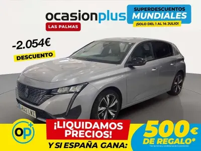Usado Peugeot 308 Allure 131 CV (96 kW) 2022 Gris Utilitario