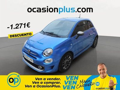 Usado Fiat 500 S 70 HP (51 kW) 2021 Azul Sedan