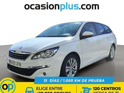 Usado Peugeot 308 SW Active 120 CV (88 kW) 2015 Blanco Familiar