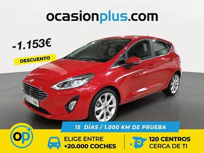 Rojo Usado 2018 Ford Fiesta Titanium Berlina | 12.690 € (Caro)