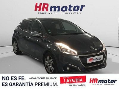 Usado Peugeot 208 Allure 82 CV (60 kW) 2017 Gris Utilitario