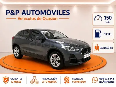 Usado BMW X2 Comfort Edition 150 CV (110 kW) 2021 Gris / plata SUV