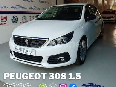 Usado Peugeot 308 Access 100 CV (73 kW) 2020 Blanco Berlina