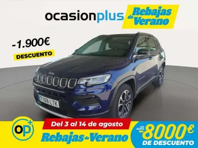 Usado Jeep Compass Limited 131 CV (96 kW) 2021 Azul SUV