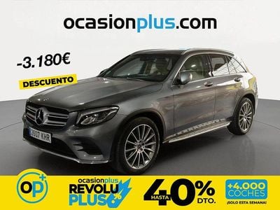 Usado Mercedes GLC220 170 CV (125 kW) 2018 Gris SUV