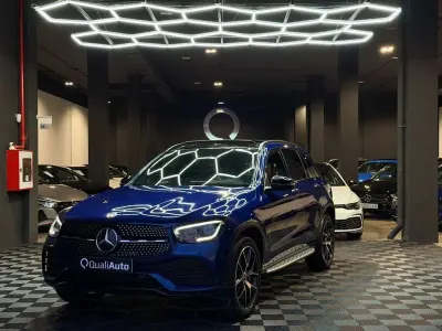 Usado Mercedes GLC300 321 CV (236 kW) 2021 Azul SUV