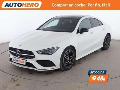 Usado Mercedes CLA200 AMG line 150 CV (110 kW) 2023 Blanco Berlina