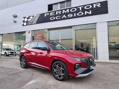 Usado Hyundai Tucson N Line 150 CV (110 kW) 2023 Granate SUV