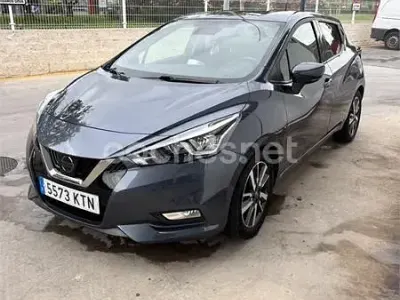 Usado Nissan Micra N-Connecta 100 CV (73 kW) 2019 Gris / plata Utilitario