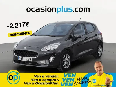 Usado Ford Fiesta Trend+ 85 CV (62 kW) 2019 Gris Utilitario