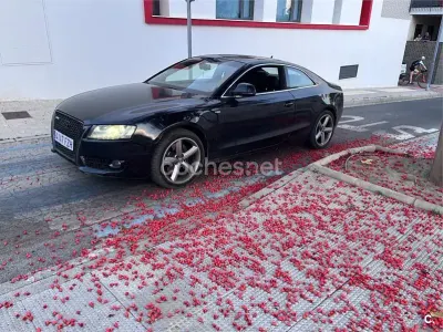 Usado Audi A5 190 CV (139 kW) 2008 Negro Coupe