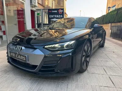 Usado Audi e-tron GT quattro Sport 350 kW (476 CV) 2021 Negro Berlina