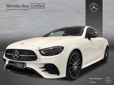 Blanco polar Usado 2022 Mercedes E220 AMG line Coupe | 55.900 €