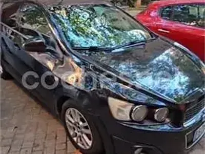 Usado Chevrolet Aveo LTZ 95 CV (69 kW) 2011 Negro Berlina